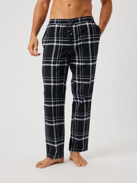 Björn Borg Core Flannel Pyjama Pants Sort, L