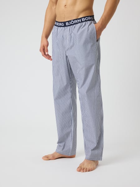 Björn Borg Core Woven Logo Pyjama Pants Blå, XXL