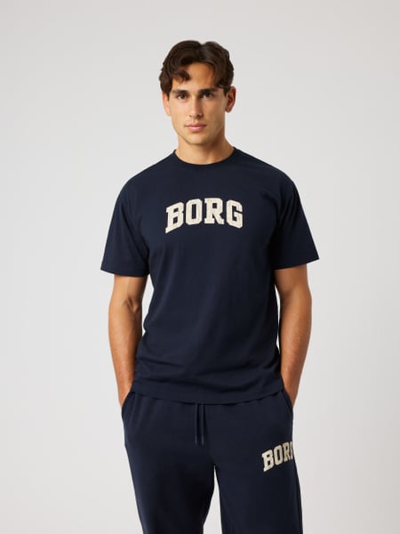 Björn Borg Borg Classic Print T-shirt Marineblå, XL