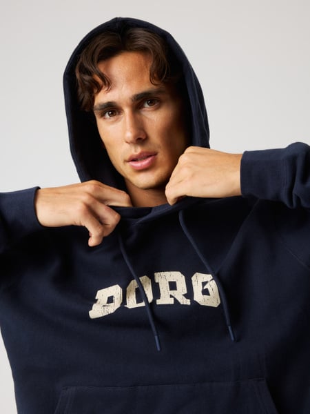 Björn Borg Borg Classic Print Hoodie Marineblå, M