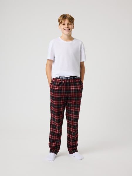Björn Borg Core Flannel Pyjama Pants Sort, 146-152