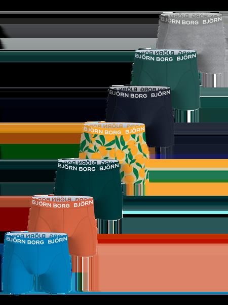 Björn Borg Cotton Stretch Boxers 7-pack Blå, 146-152