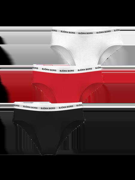 Björn Borg Cotton Stretch Logo Briefs 3-pack Sort, 158-164