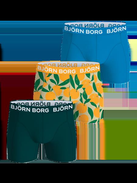 Björn Borg Cotton Stretch Boxers 3-pack Blå, 170