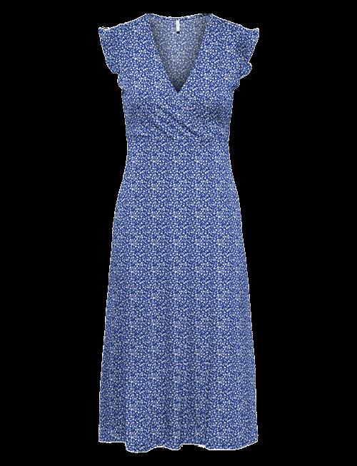 ONLY | Onlmay Life S/L Wrap Midi Dress Jrs | M