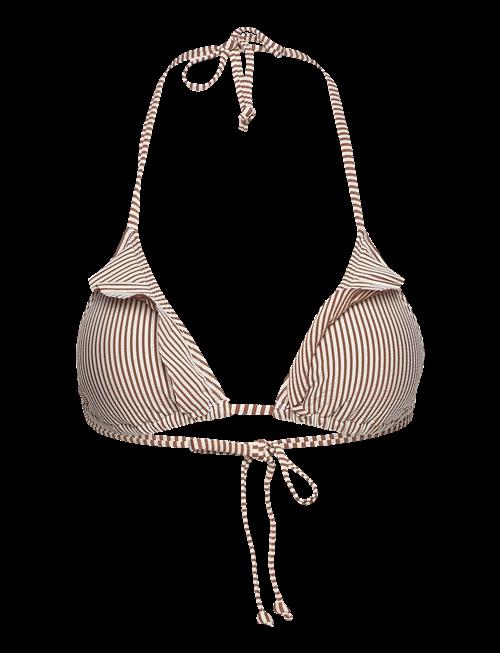 Becksöndergaard | Striba Bel Frill Bikini Top | M