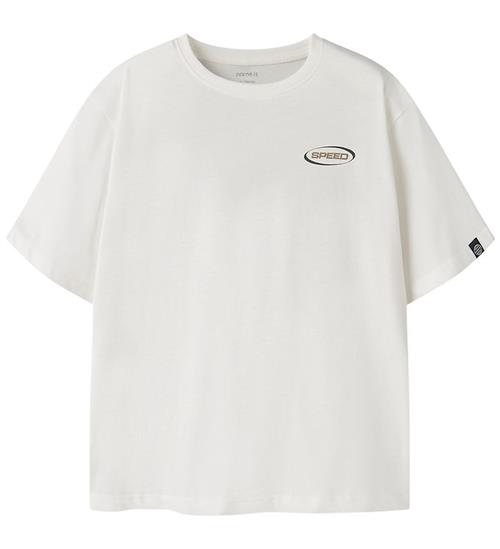 Name It T-shirt - NkmNalius - Wispy Clouds m. Print