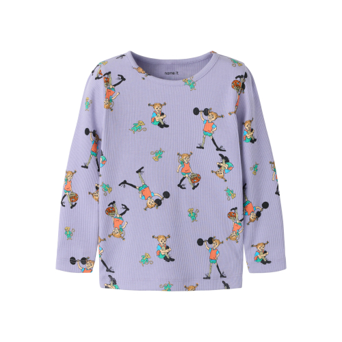 NAME IT Bluse Ara Pippi Heirloom Lilac