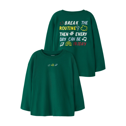 NAME IT Bluse Lane Evergreen