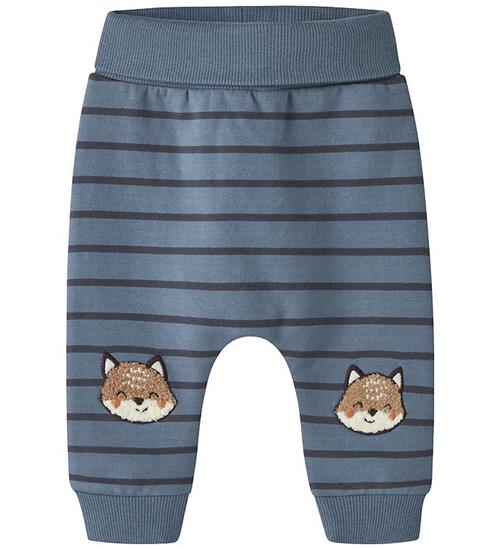 Name It Sweatpants - NbmNaddel - Blue Mirage m. Striber