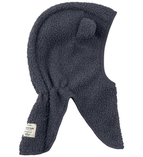 Mini A Ture Elefanthue - MatJeffi Teddyfleece - Forged Iron Blue