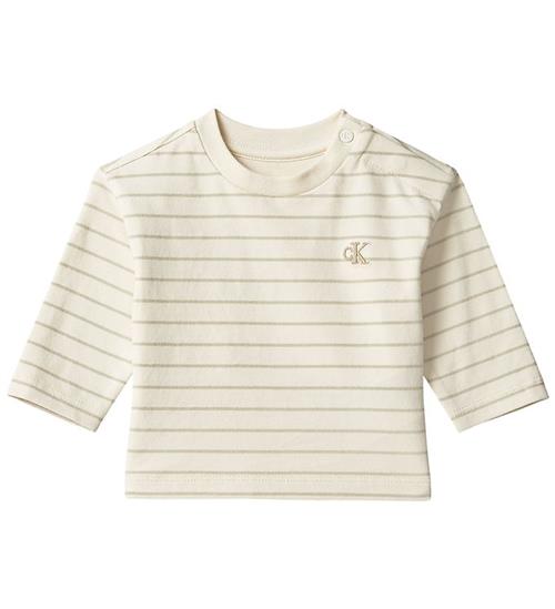 Calvin Klein Bluse - Turtledove Stripe