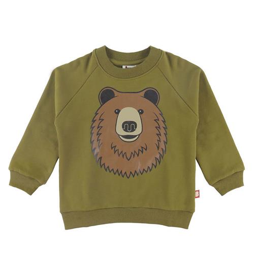 DYR-Chp Sweatshirt - Dyrbellow - Dark Olive Brun Bjørn