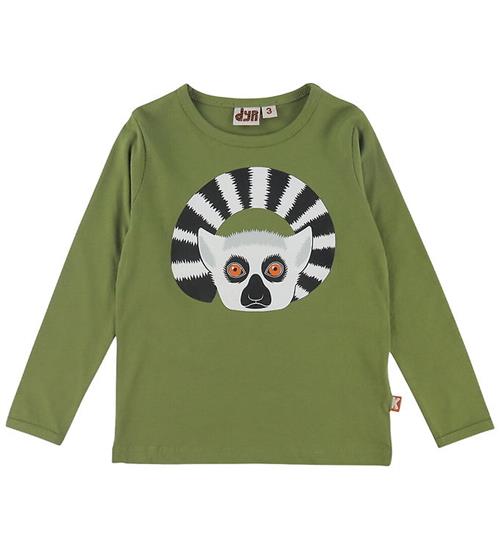 DYR-Cph Bluse - DyrShedding - Olive m. Kattalemur