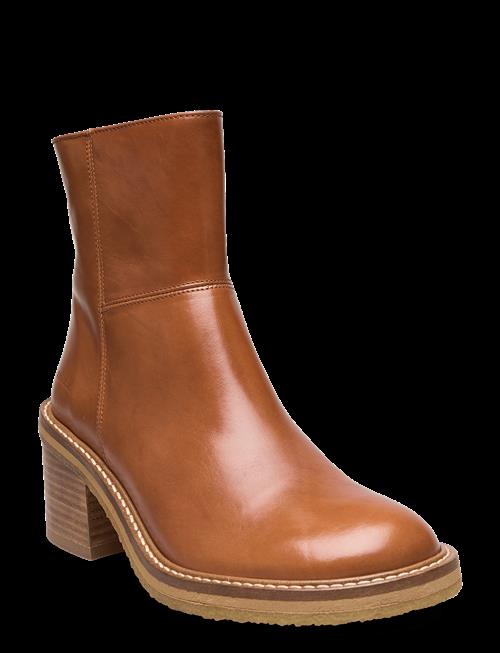 ANGULUS | Bootie - Block Heel - With Zippe | 37.5