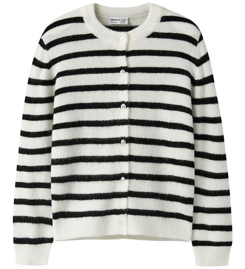 Name It Bluse - Strik - NkfNerina - Antique White/Black
