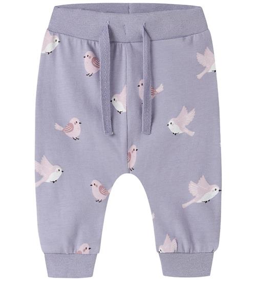 Name It Leggings - NbfVandora - Heirloom Lilac/Birds