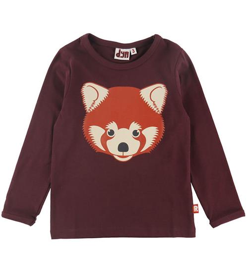 DYR Bluse - DyrShedding - Dark Wine Roed Panda