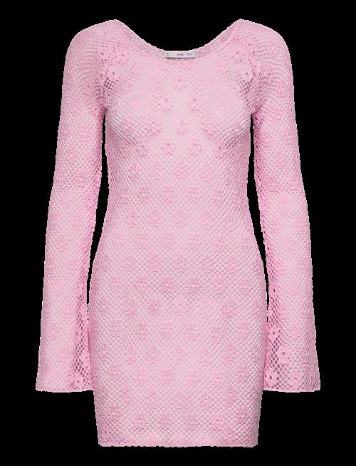 Mango | Floral Crochet Dress | M