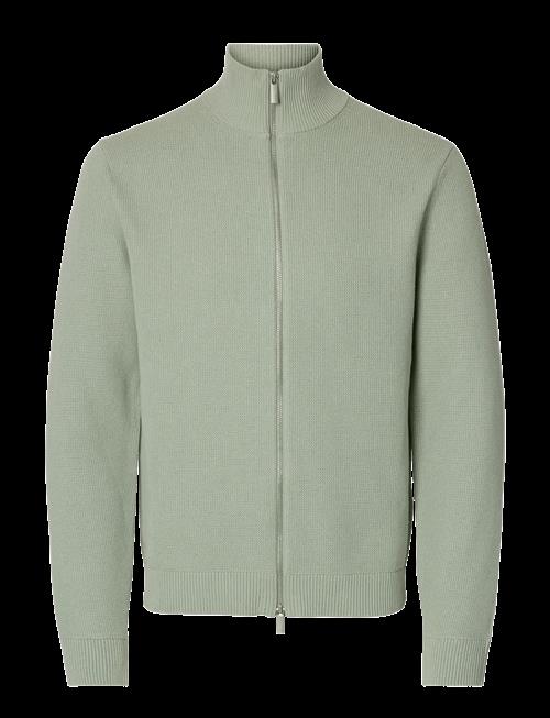 Selected | Slmdane Ls Knit Reg Struc Full Zip Noos | L