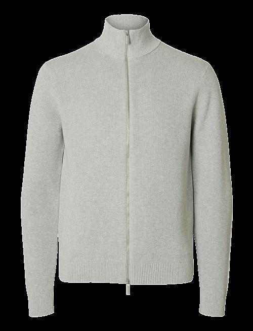 Selected | Slmdane Ls Knit Reg Struc Full Zip Noos | XXL