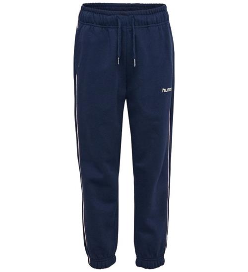 Hummel Sweatpants - hmlJR Loose - Dress Blue/Roseate Spoonbill