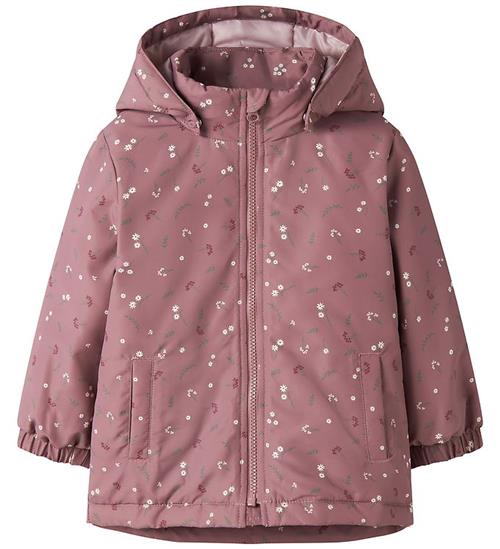 Name It Vinterjakke - Noos - NmfMaxi - Wistful Mauve/Petite Flow
