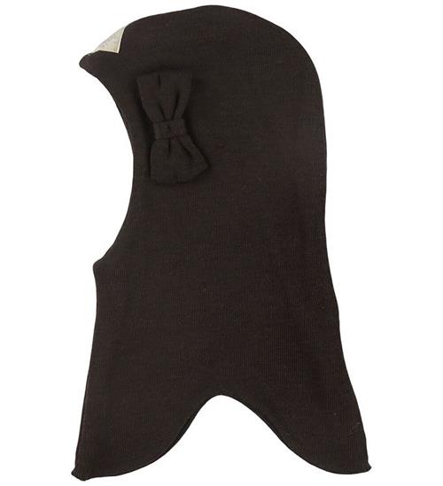 Racing Kids Elefanthue - Uld/Bomuld - 2-lags - Dark Brown m. Slø