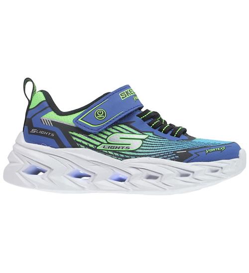 Skechers Blinkesko - Vortex 3.0 - Sort/Blå/Lime