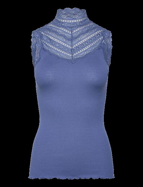Rosemunde | Silk Top W/ Lace | L