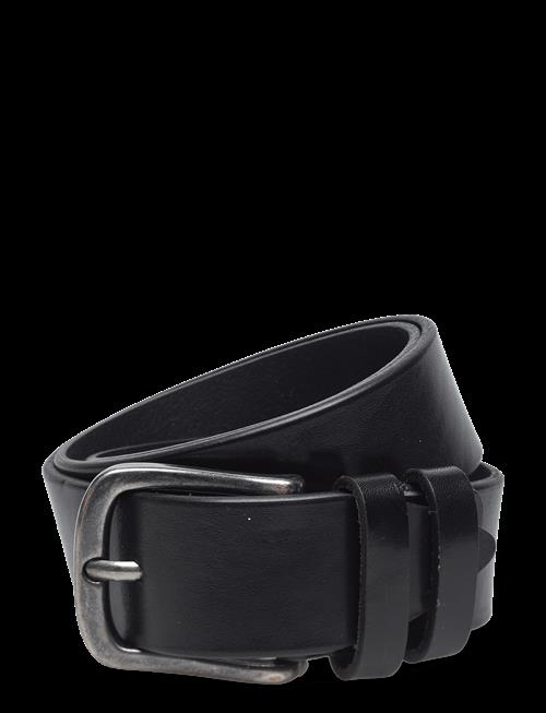 Portia 1924 | Black Full Grain Leather Belt | 105 cm