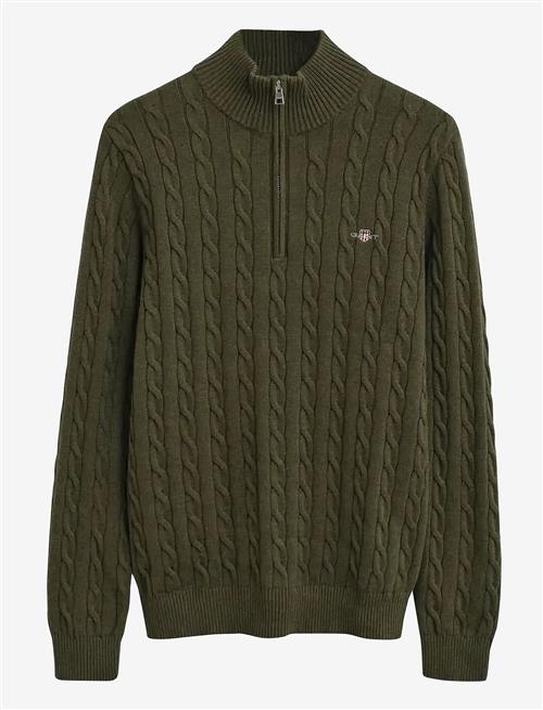 Gant | Cable Knit Half-Zip Sweater | XXL