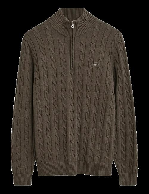 Gant | Cable Knit Half-Zip Sweater | S