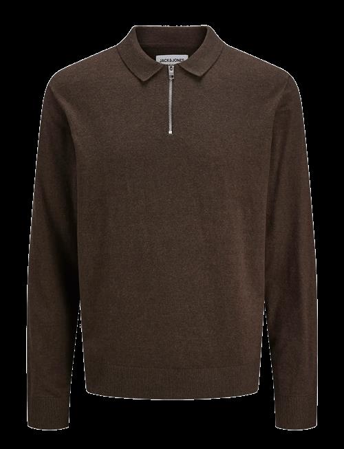 Jack & Jones | Jjeemil Knit Polo Half Zip Ls Noos | M