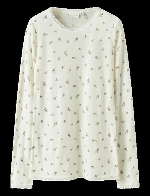 name it | Nkfwang Wool Needle Ls Top | 134-140