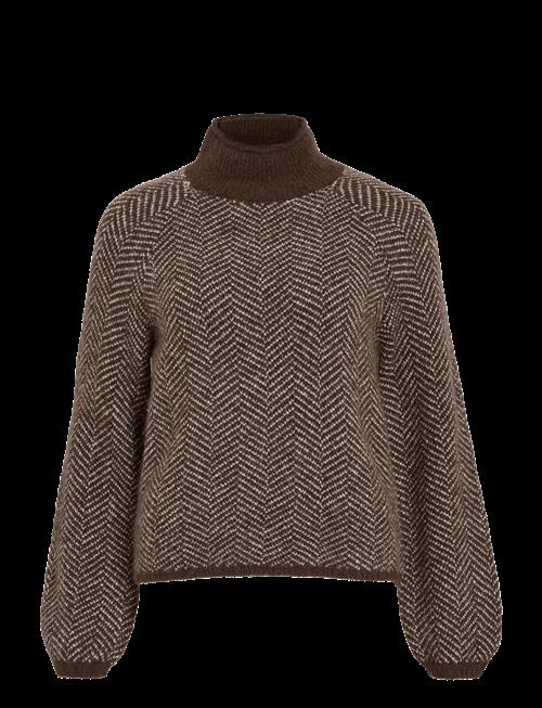 Vila | Vilory High Neck L/S Knit Top - Noos | L