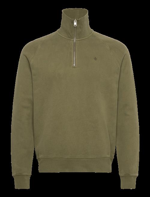 Morris | Maryon Half Zip Washed Sweatshirt | XS