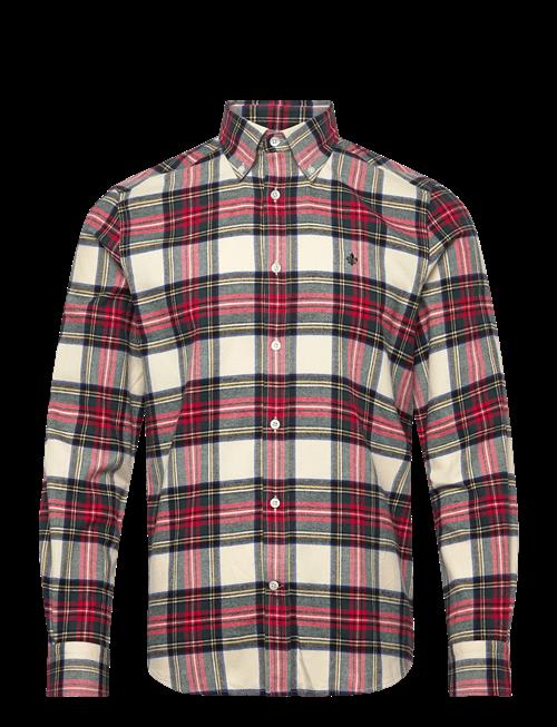 Morris | Flannel Tartan Shirt-Classic Fit | XS