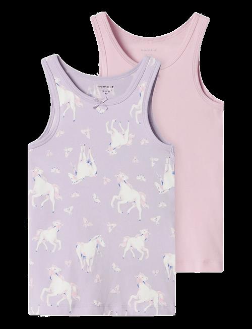 name it | Nmftank Top 2P Pastel Lilac Horse Noos | 86