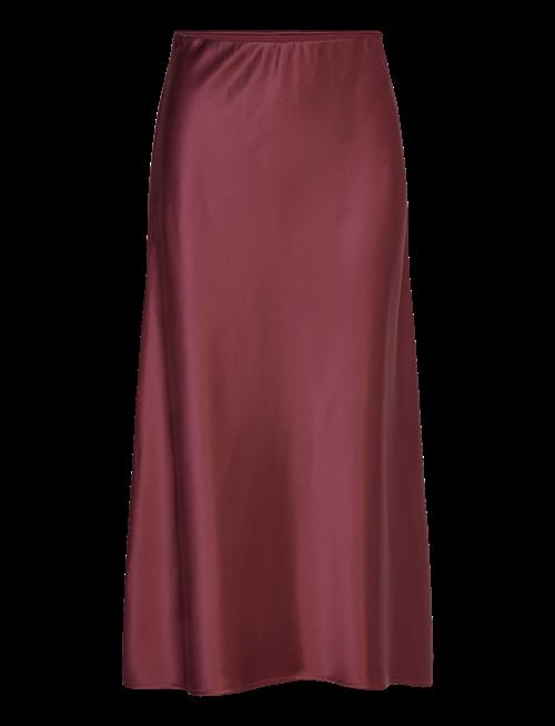 Malina | Aubree Satin Midi Skirt | S