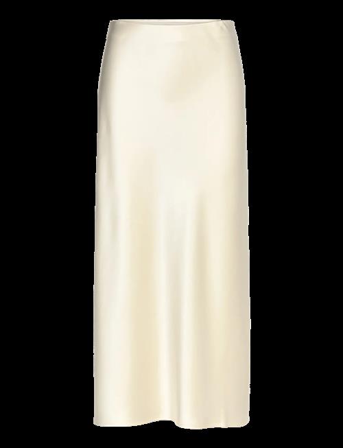 Malina | Aubree Satin Midi Skirt | L
