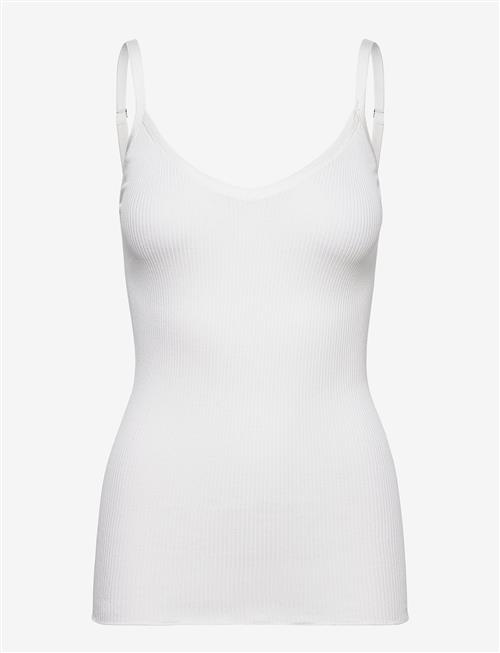 Rosemunde | Rwbelle Silk Sl V-Neck Elastic Top | L