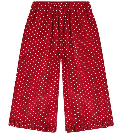 Fliink Fløjlsbukser - Dolly Dot - Red Bud Dot