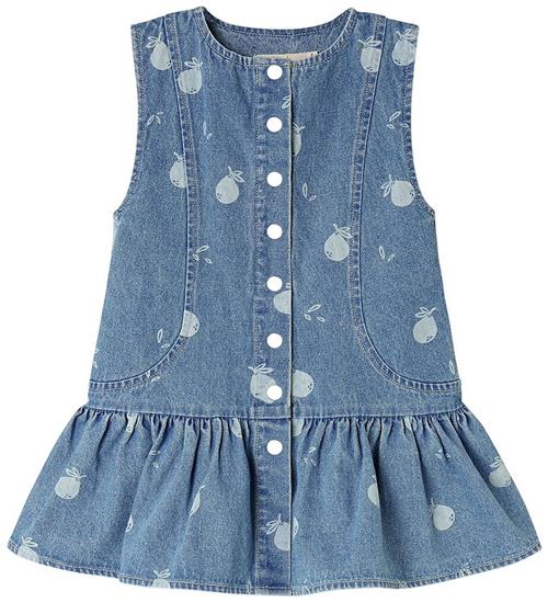 Fliink Kjole - Don Denim - Medium Blue AOP