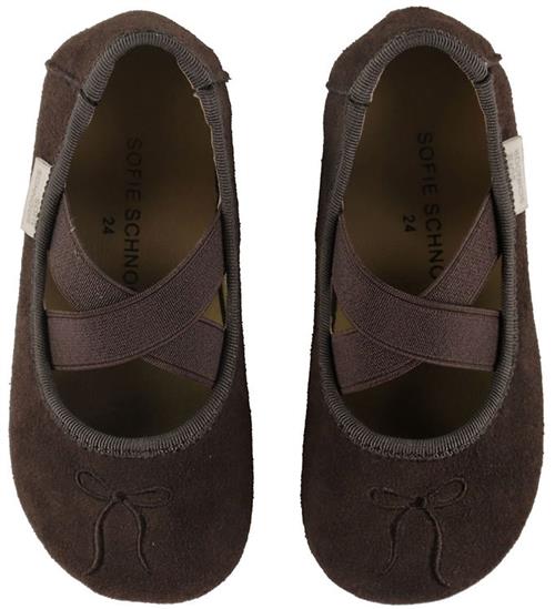 Sofie Schnoor Ballerina Hjemmesko - NeliaKB - Dark Brown