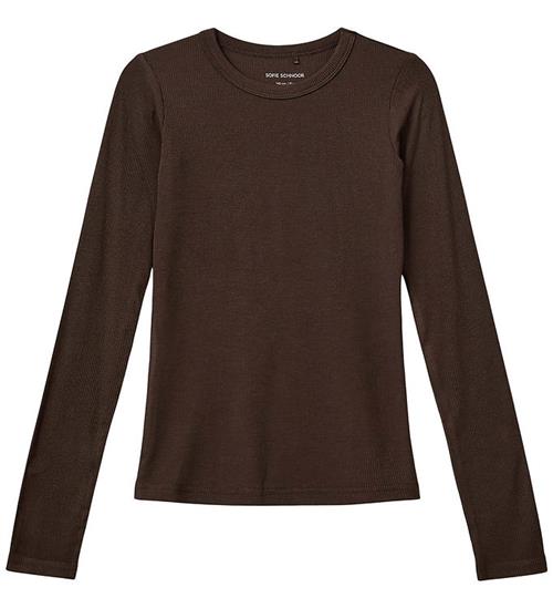 Sofie Schnoor Bluse - Rib - Petriciasy - Brown Fudge