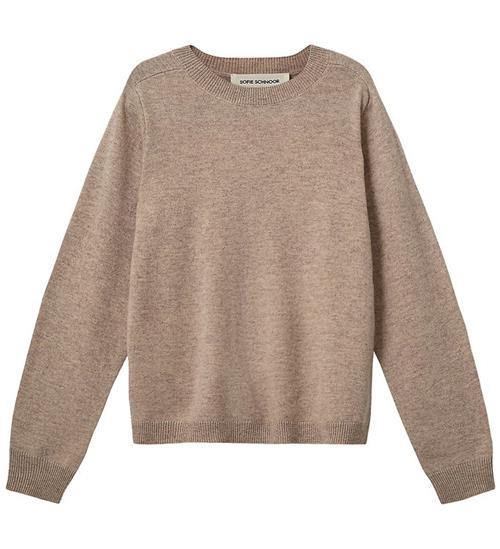 Sofie Schnoor Bluse - Strik - Deliasy - Brown Melange