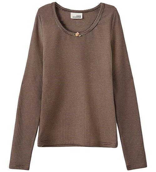 Sofie Schnoor Bluse - Rib - PetriciaSY - Brown Striped