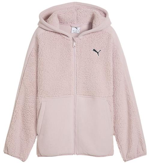 Puma Fleecejakke - Teddy - ESS Elevated - Misty Pink
