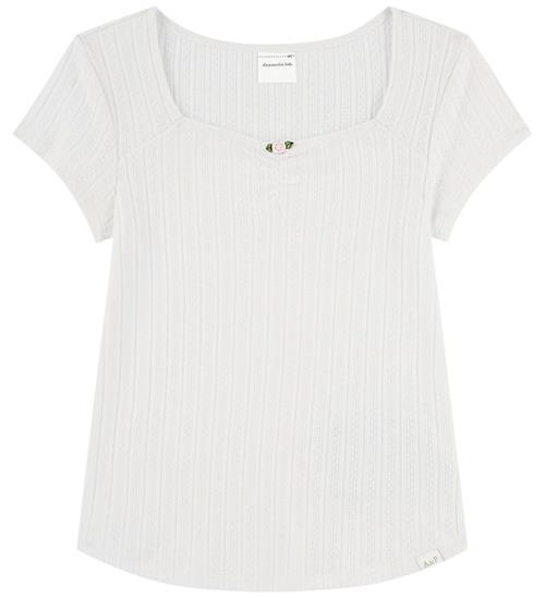 Abercrombie & Fitch T-shirt - Jet Stream m. Hulmønster